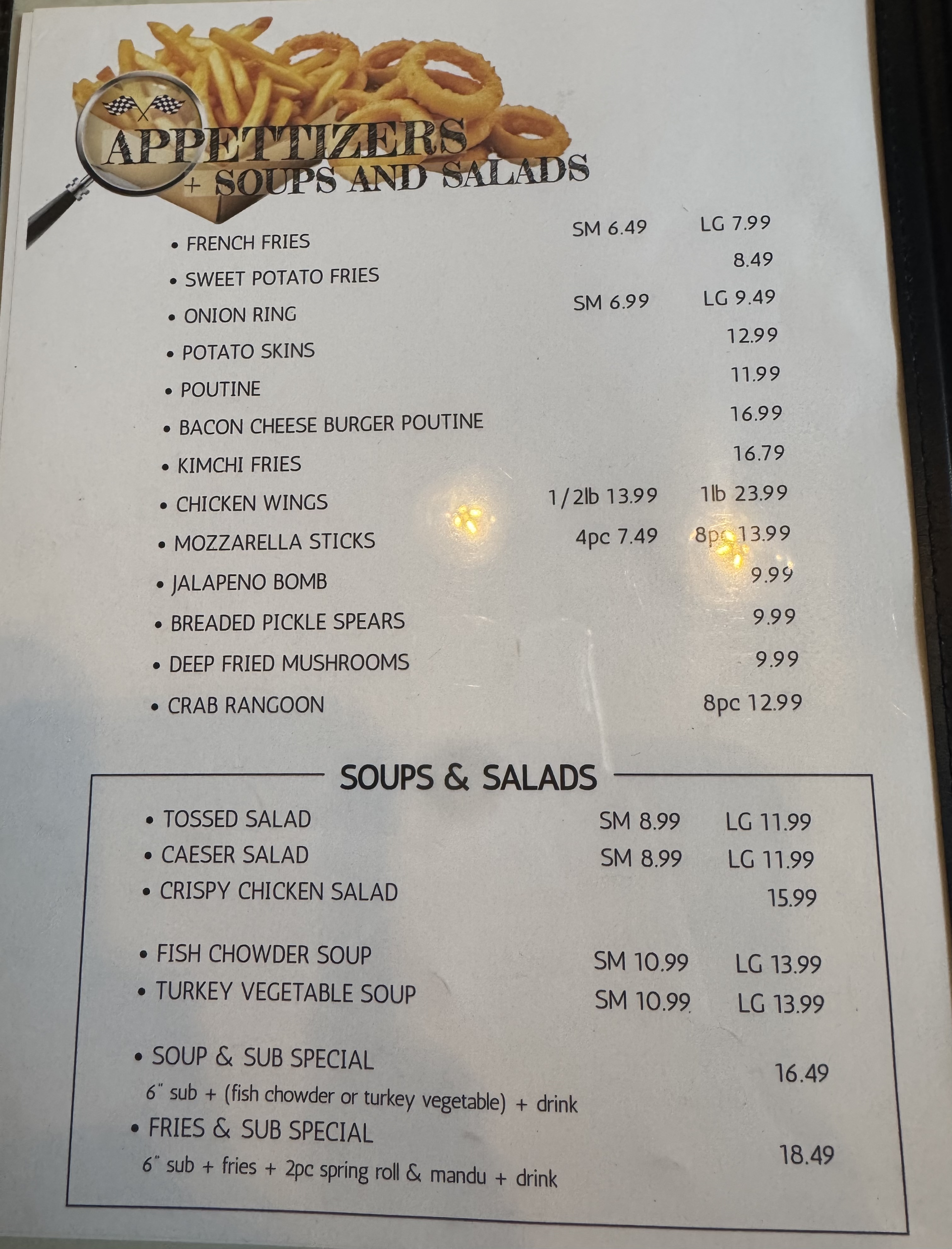 Dinners & Seafood